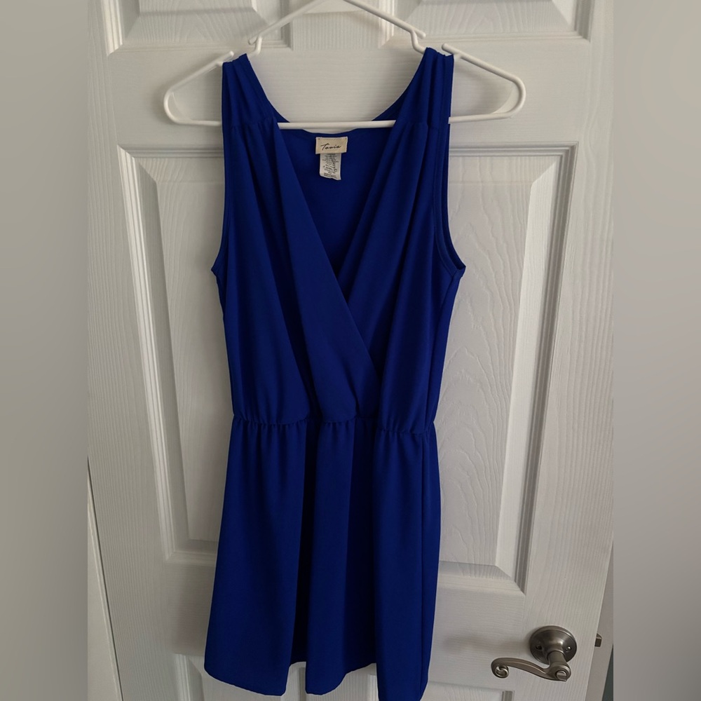 Royal Blue Dress Snatched at Waist